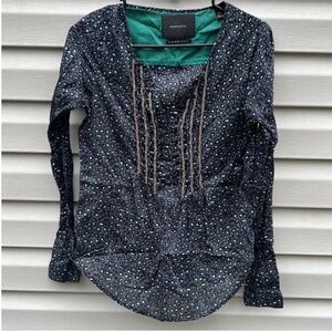 Maison Scotch Long sleeve blouse size petite or extra small